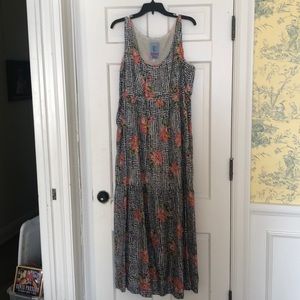 Maxi plus Johnny Was silk dress